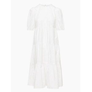 Aritzia Little Moon Delphi Poplin Dress White - S